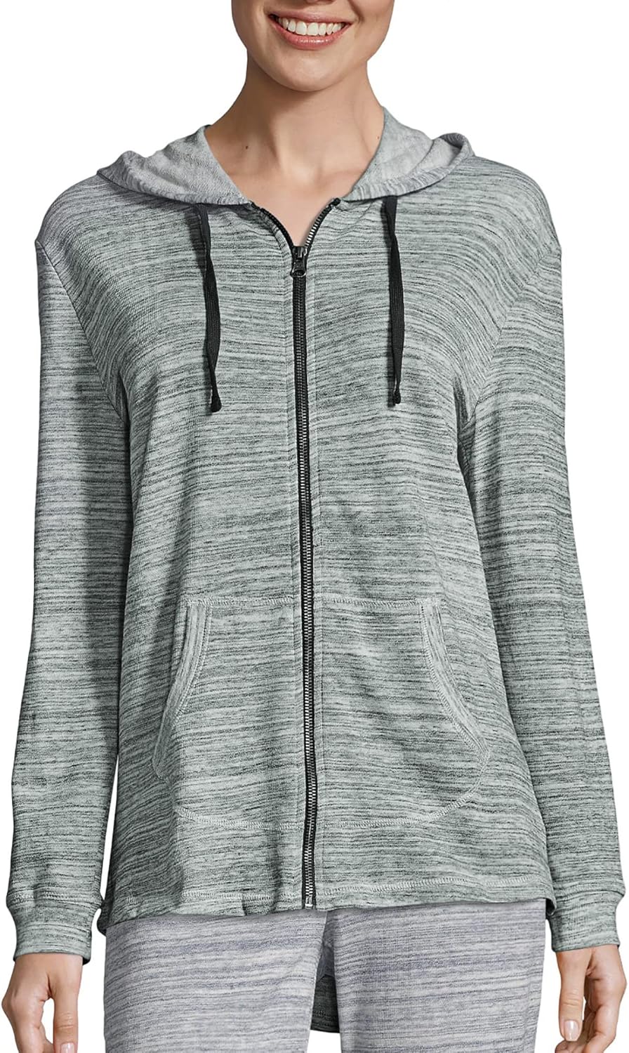 Hanes Womens French Terry Zip Hoodie - Comfy Activewear
