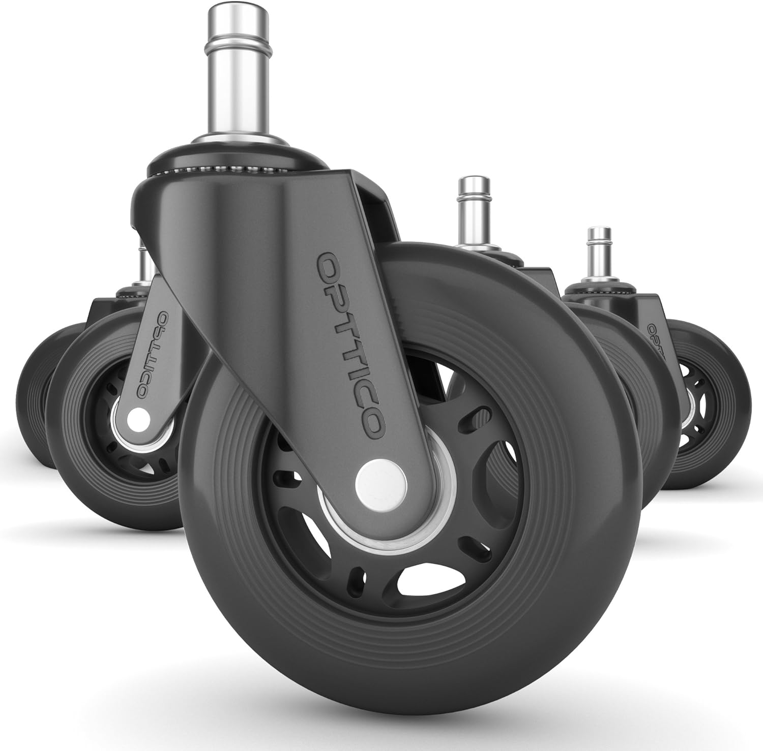 Roll with Ease on Hardwood - OPTTICO Caster Wheels
