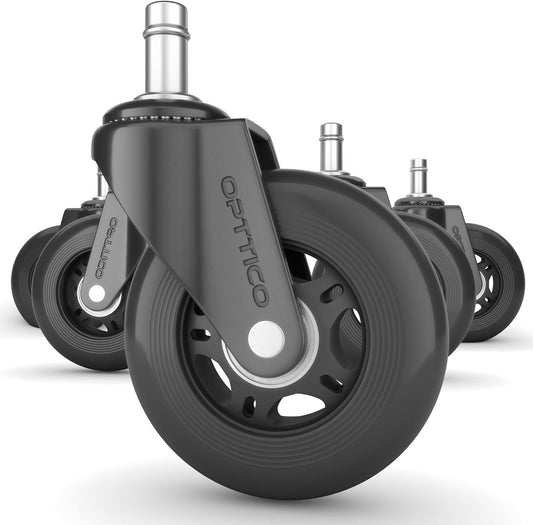 Roll with Ease on Hardwood - OPTTICO Caster Wheels