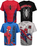 Spider-Man 4-Pack Kids Pullover Tees - Toddler to Big Kid