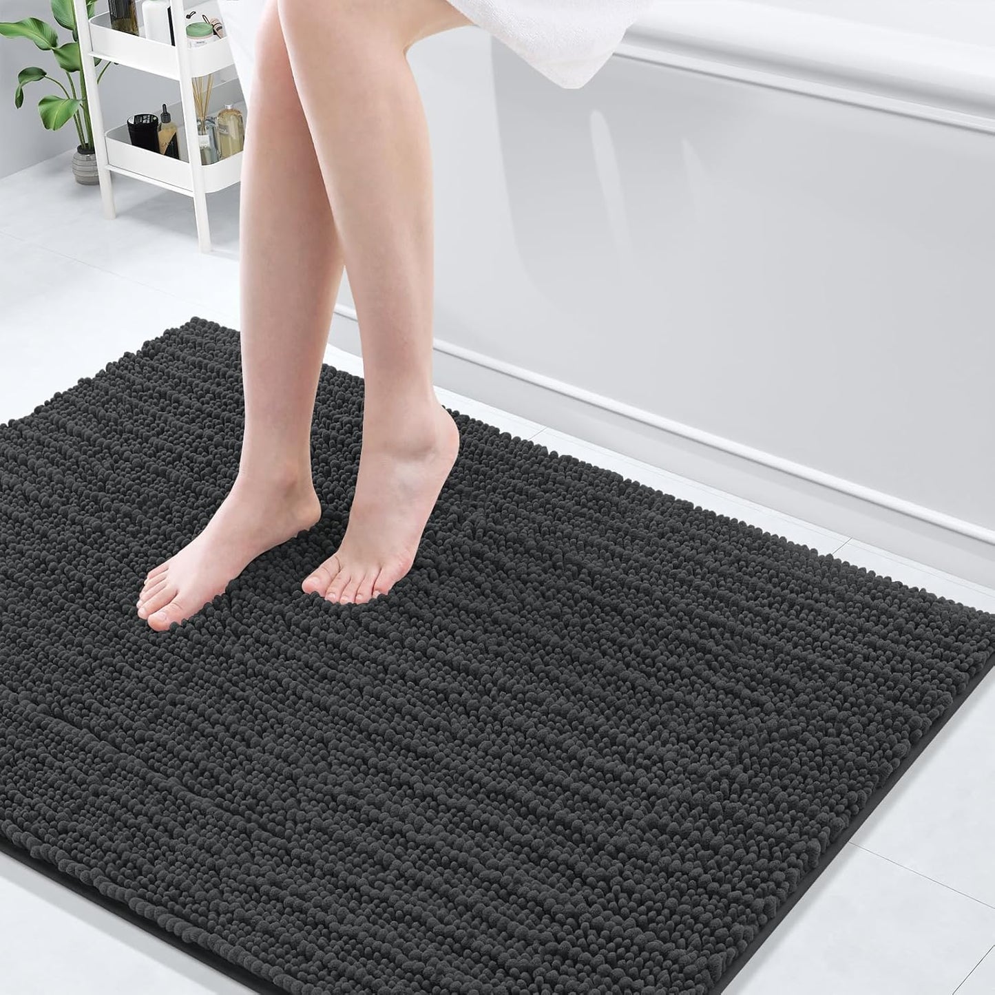 Arotive Luxury Chenille Bathroom Rug Mat for Ultimate Comfort