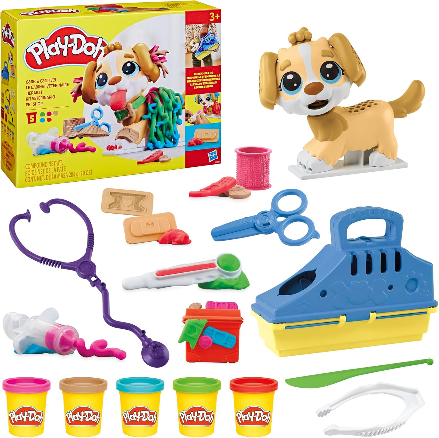 Portable Vet Playset with Toys & Tools!