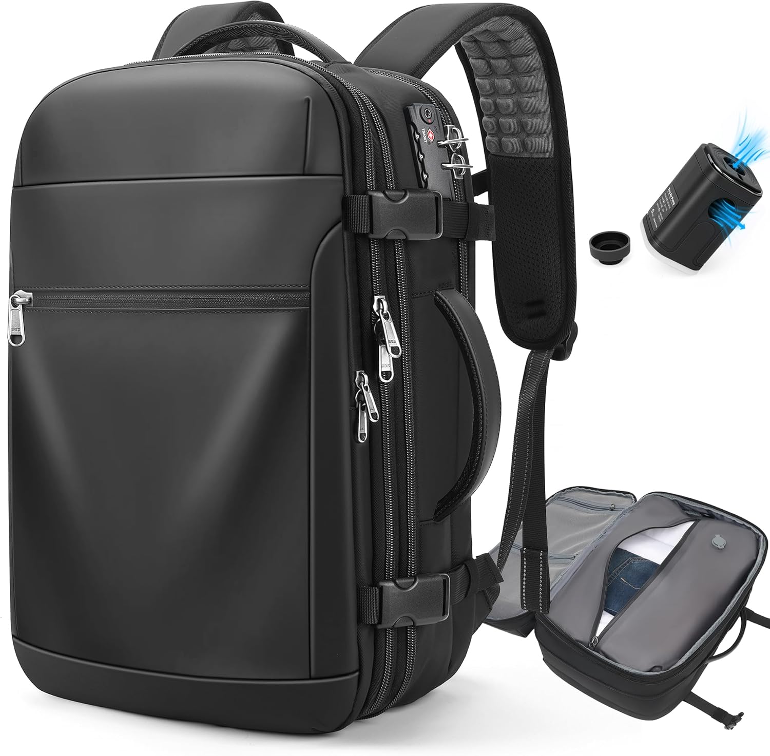 Vacuum Backpack Travel 60L Expandable Airback for Easy Travel