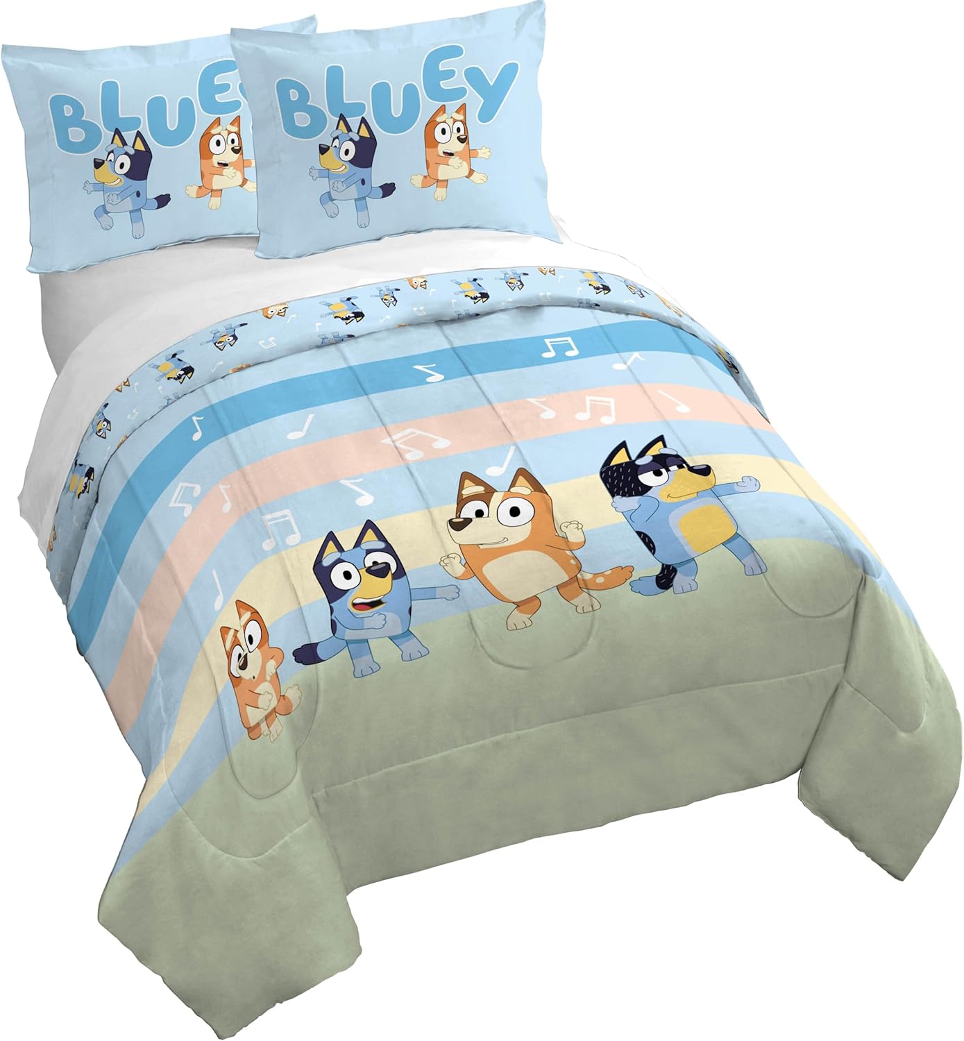 Bluey Kids Duvet Cover Set - Soft Bedding for Playful Rooms