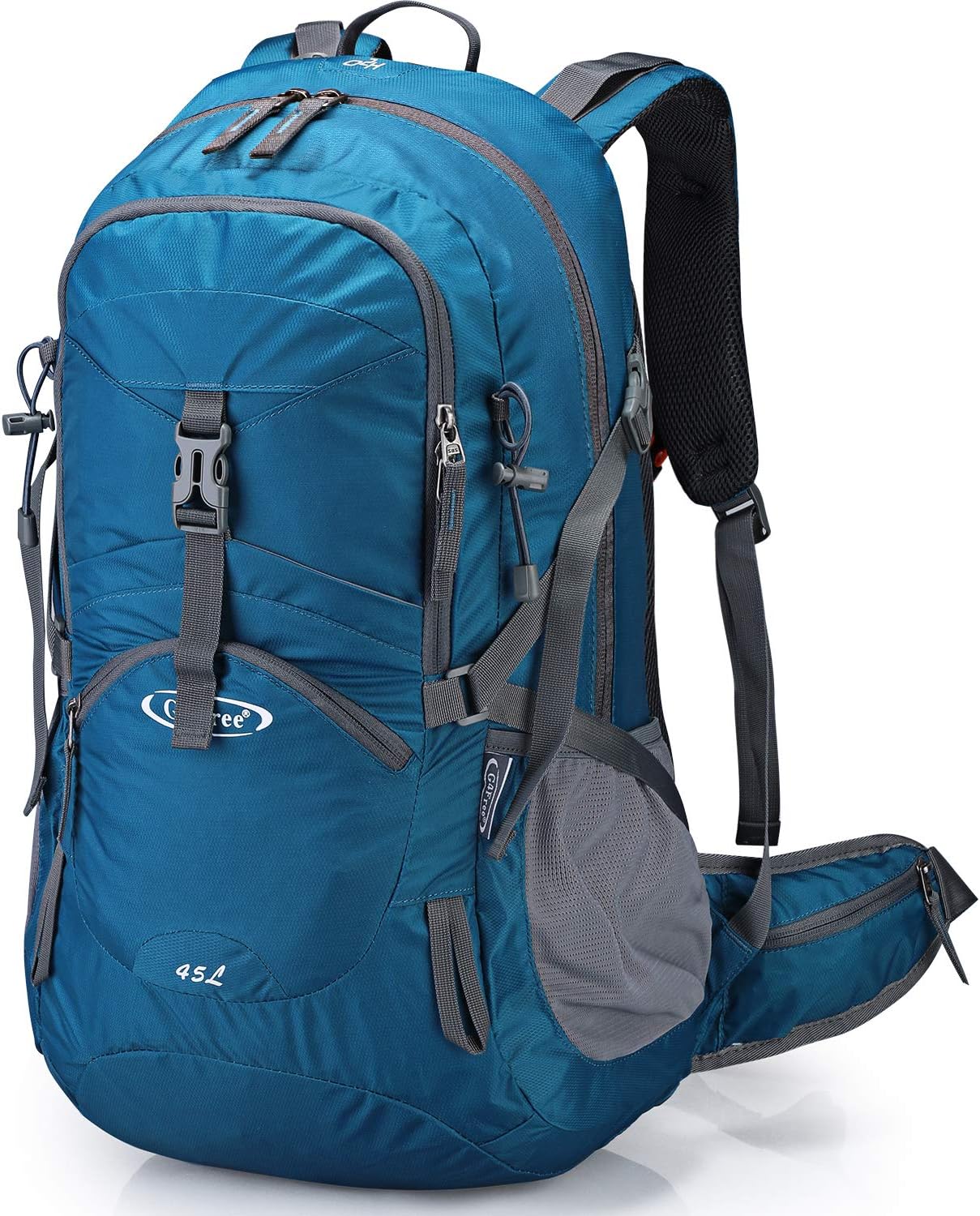 Waterproof 45L Hiking Backpack with Rain Cover