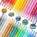 JR.WHITE 36 Acrylic Paint Pens for Rock Painting - Bright, Mess-Free
