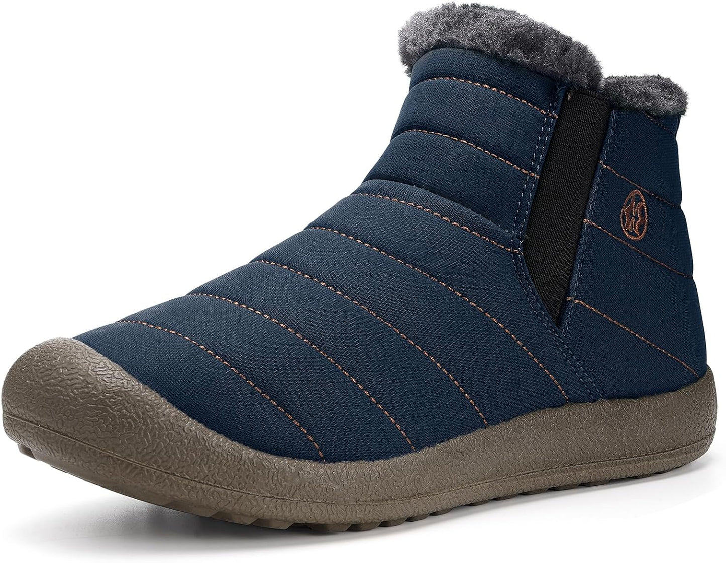 Womens Mens Snow Boots Winter Shoes Slip On Ankle Booties