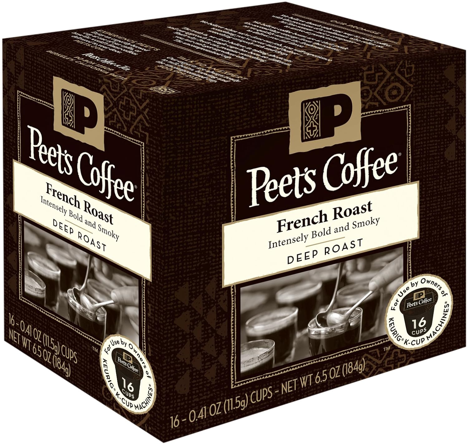 Peet's French Roast K-Cup Pods - Bold Dark Roast
