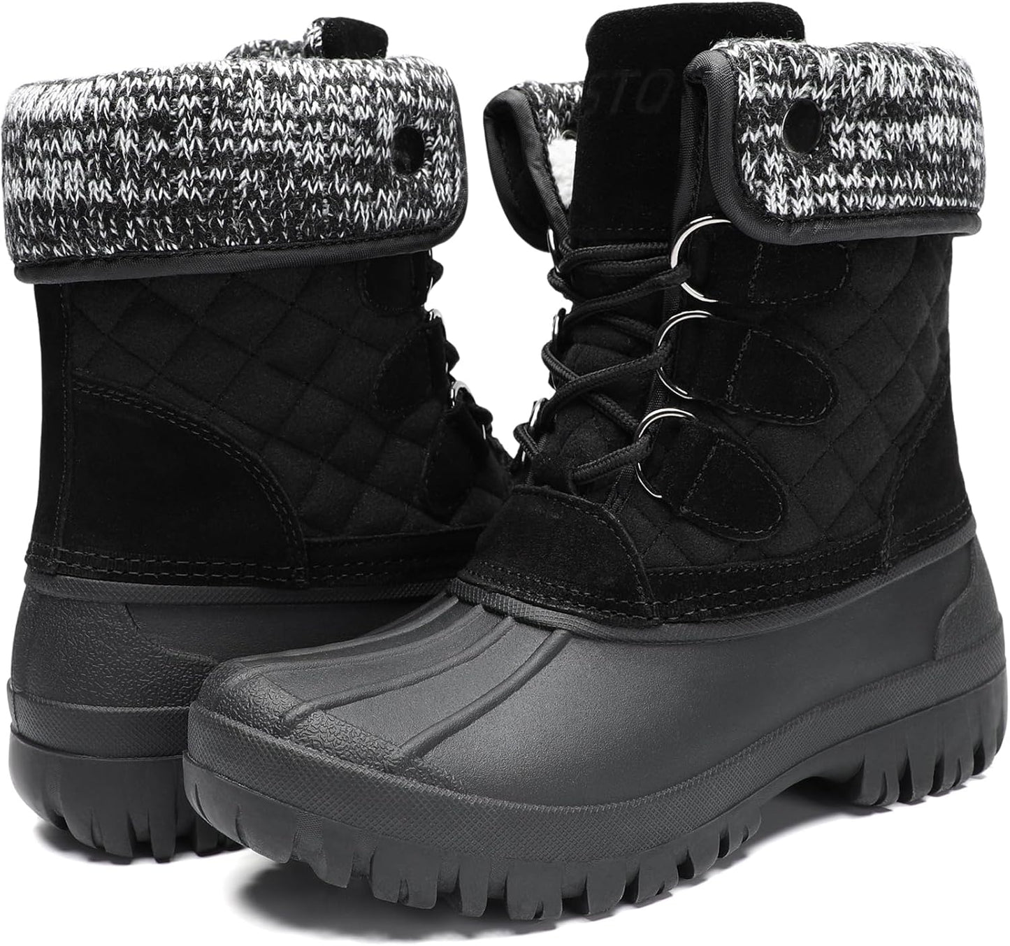 Waterproof Winter Duck Boots for Women - STQ Cold Weather Boots