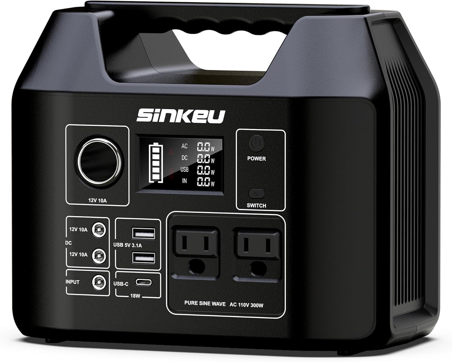 SinKeu Portable Power Station: 256Wh Solar Generator for Home