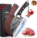 Serbian Chef Knife - Forged Butcher Knife with Sheath