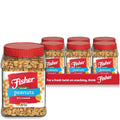 Fisher Snack Sea Salt Dry Roasted Peanuts Pack of 6 - Pantry Size