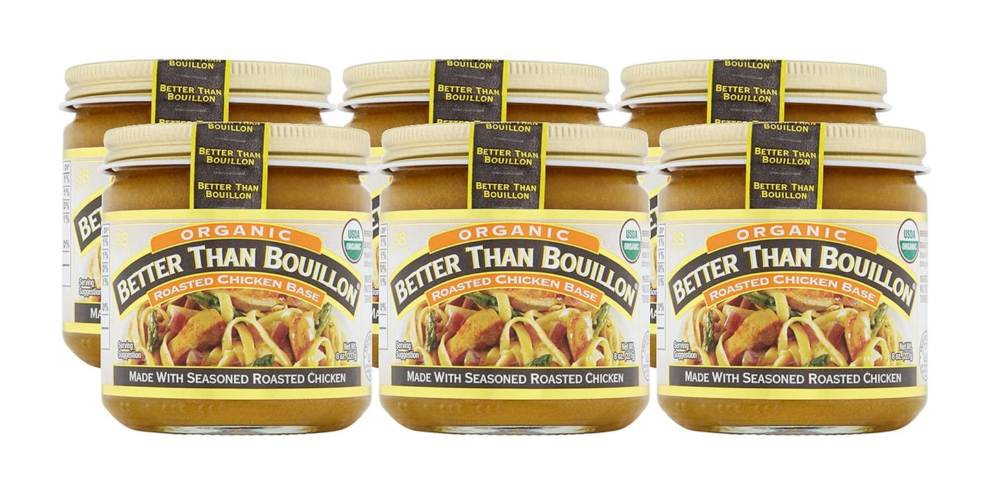 Better Than Bouillon Organic Roasted Chicken Base - 6 Pack