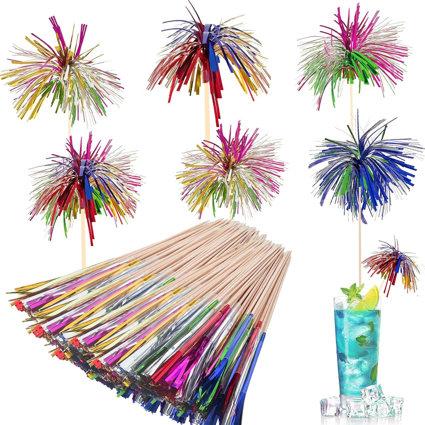 Tiki Party Essential: 100 Premium Drink Umbrellas by Nexolia