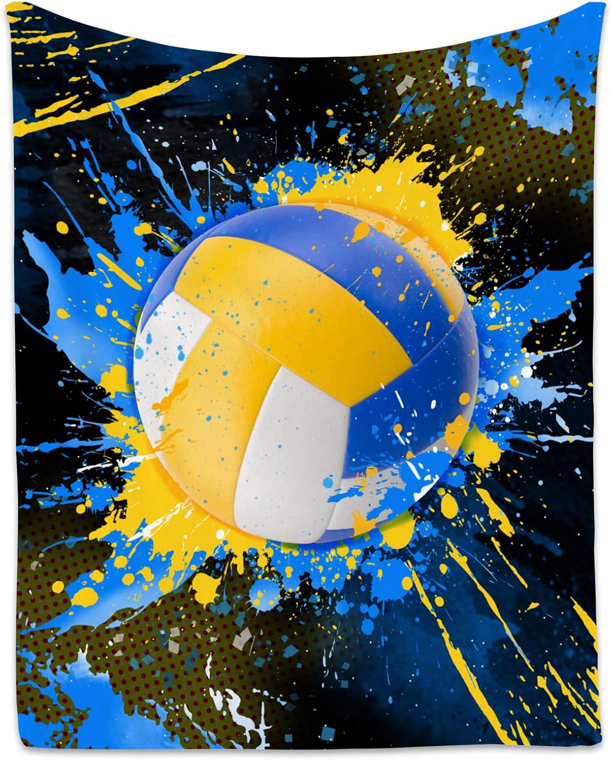 Volleyball Blanket for Girls - Lightweight Sports Throw 60x80