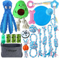Hihope 20-Pack Dog Rope Toys: Aggressive Chewer Relief