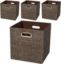 Storage Bins Cube Containers Boxes 11x11x11 in - Thick Heavy Duty Set