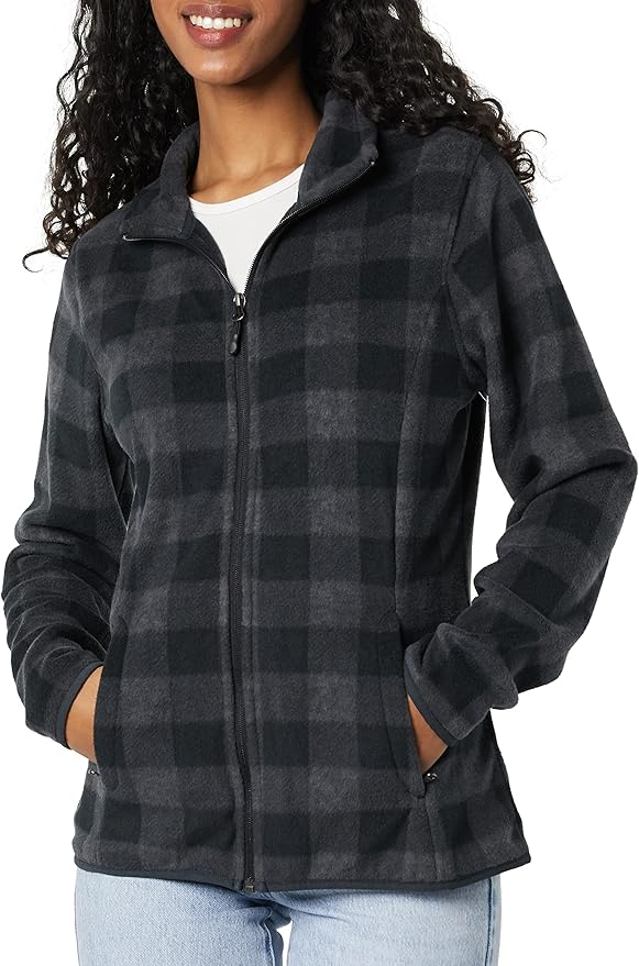 Classic-Fit Full-Zip Polar Soft Fleece Jacket for Women