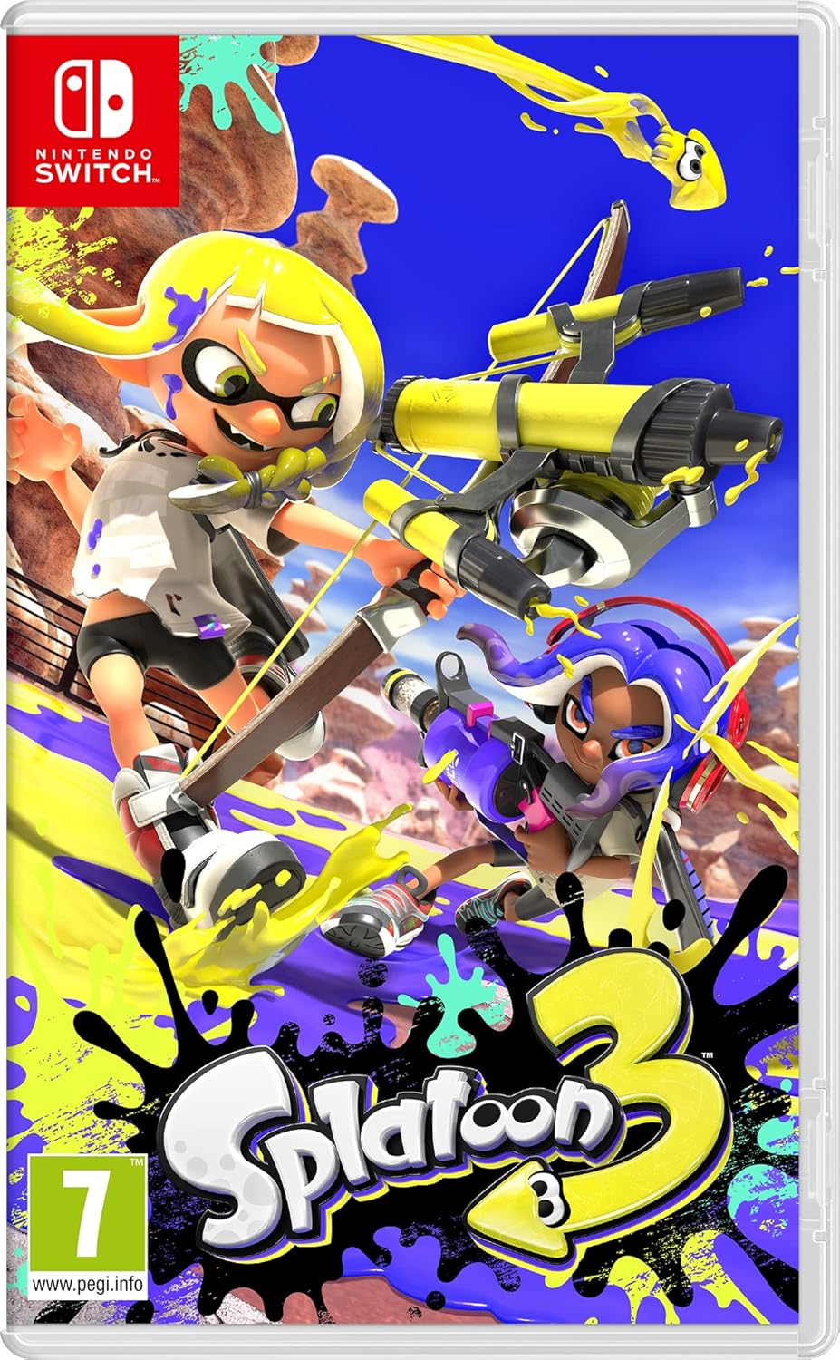 Splatoon 3 for Nintendo Switch - Dive into the Splatlands Adventure