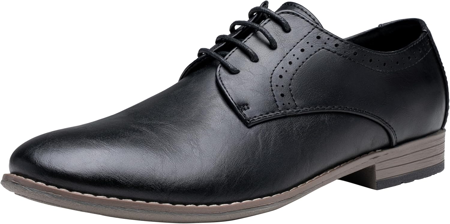 Jousen Men's Oxford Plain Toe Dress Shoes for Every Occasion