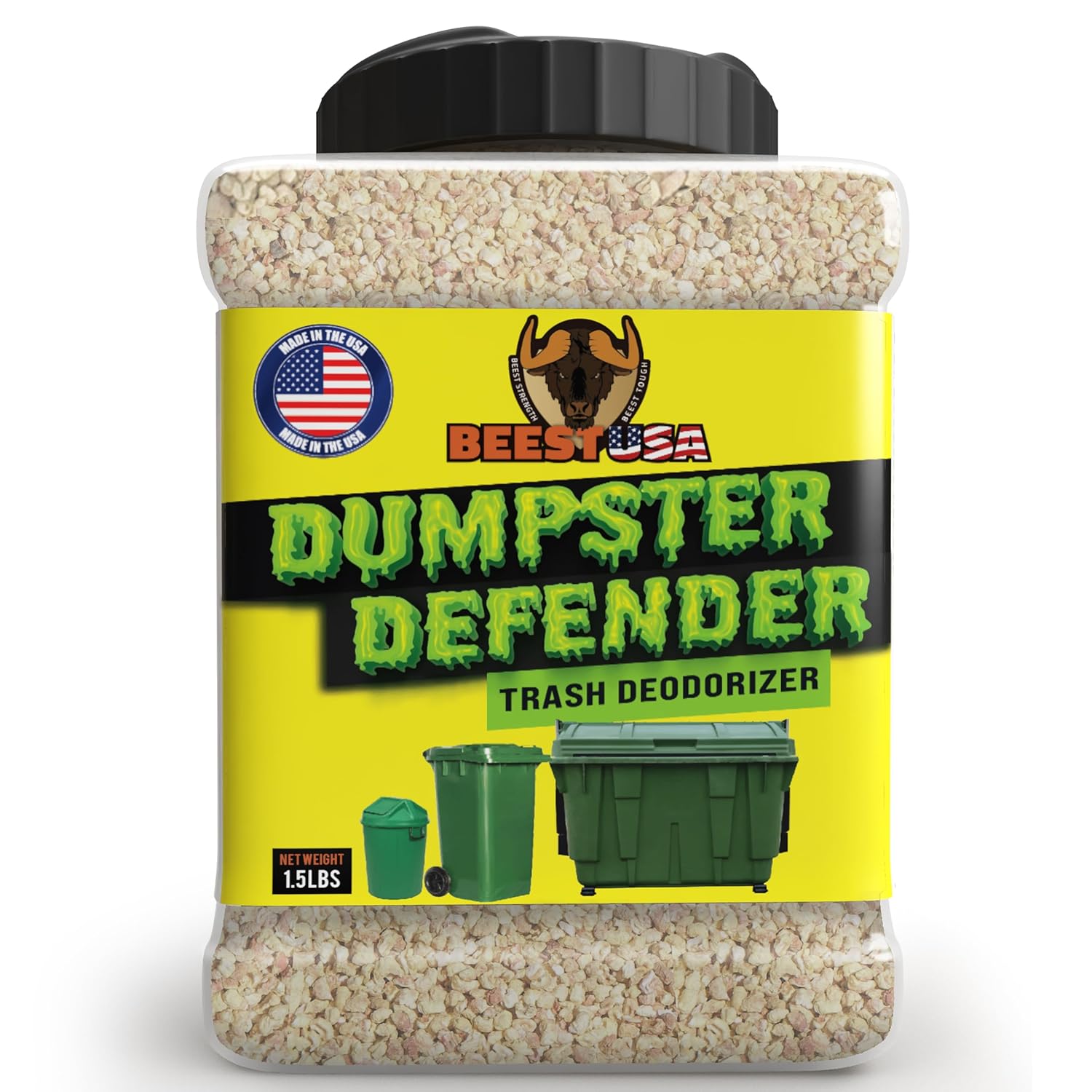 BEEST Dumpster Defender - Powerful Outdoor Trash Can Deodorizer
