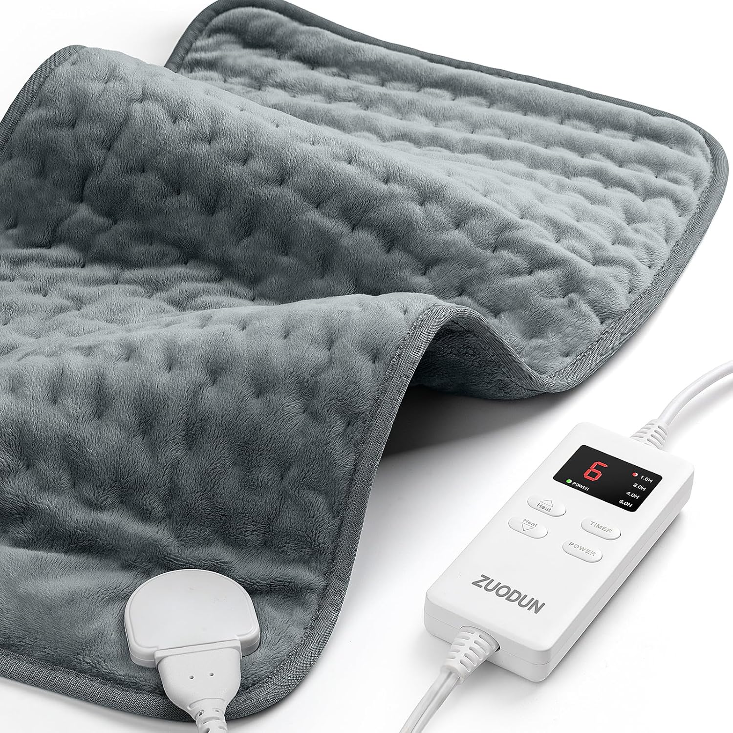 ZUODUN Heating Pad: Soothing Relief, 6 Heat Levels