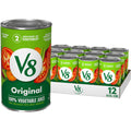 V8 Original 100% Vegetable Juice, 46 fl oz Can 12 Pack - Daily Veg