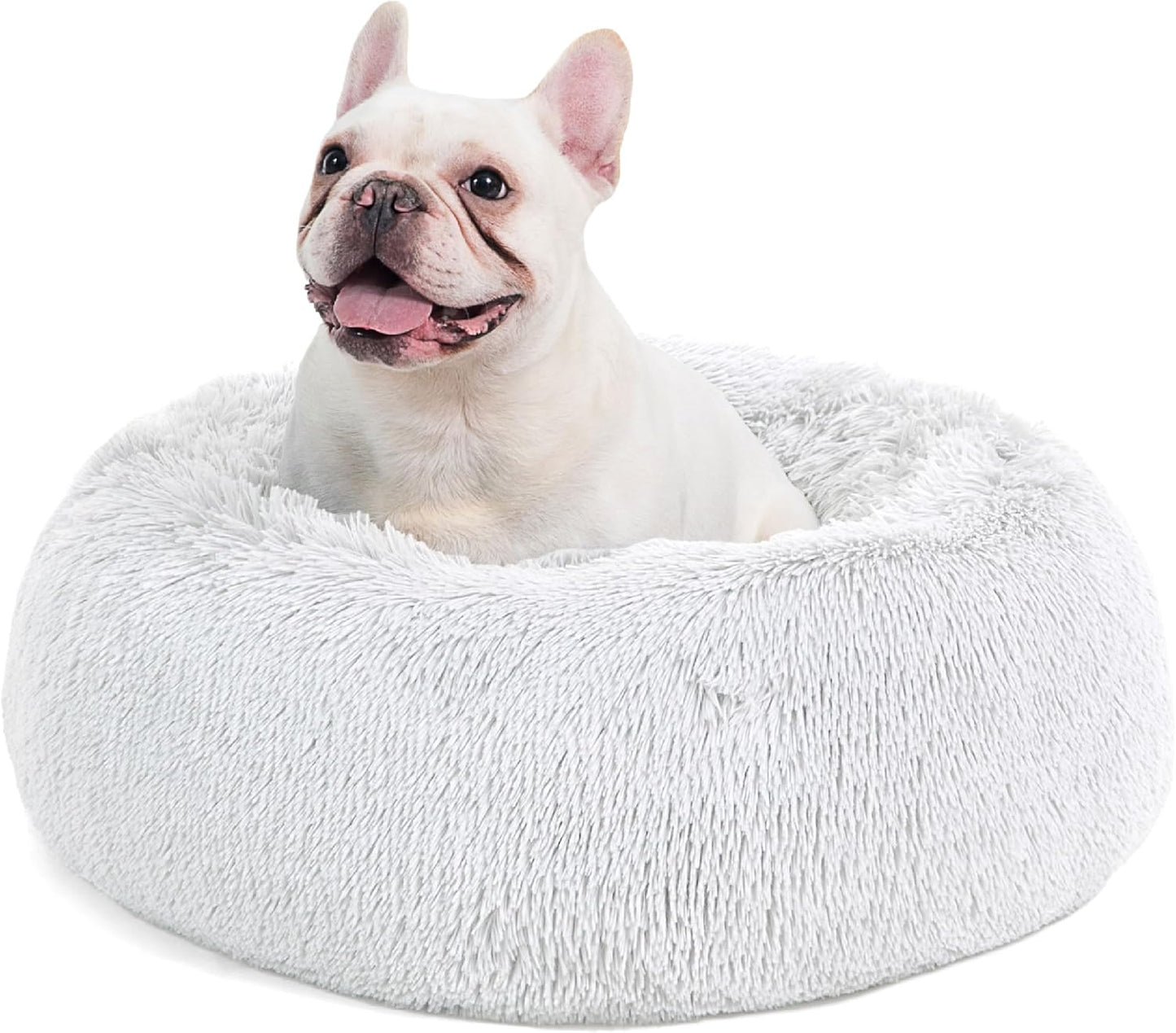 Bedsure Calming Dog Bed for Medium Dogs - Cozy Comfort