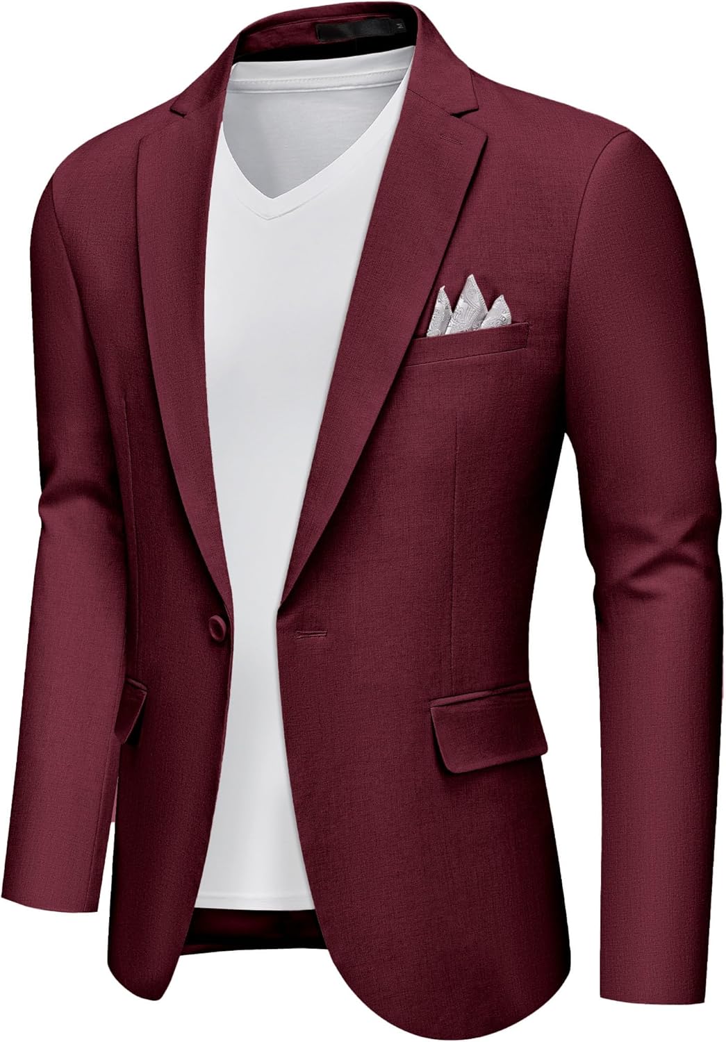 MAGE MALE Men's Slim Fit Blazer Jackets for Casual Elegance
