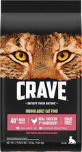 CRAVE Grain Free Indoor Adult High Protein Cat Food, 10 lb. Bag