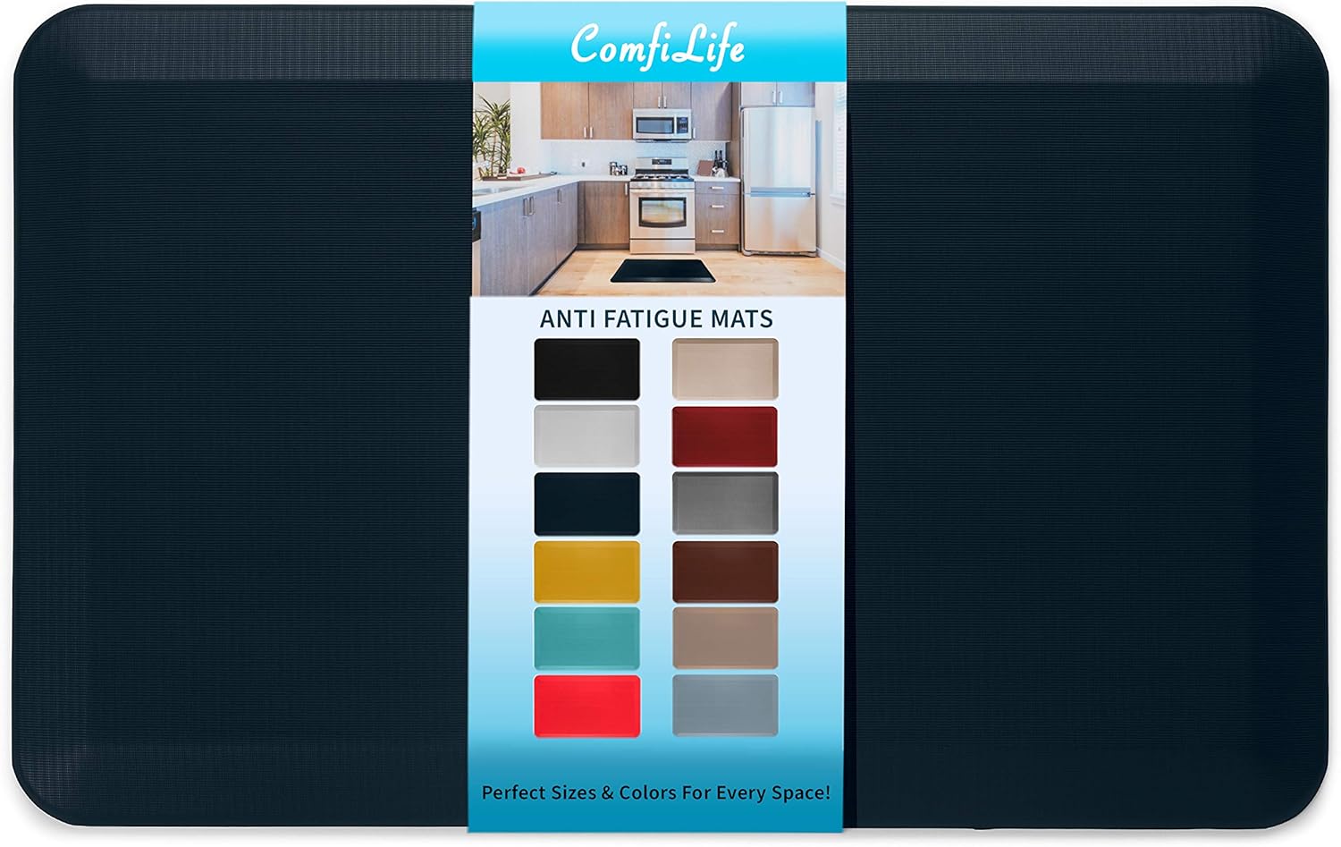 ComfiLife Anti Fatigue Floor Mat for Kitchen and Office Use