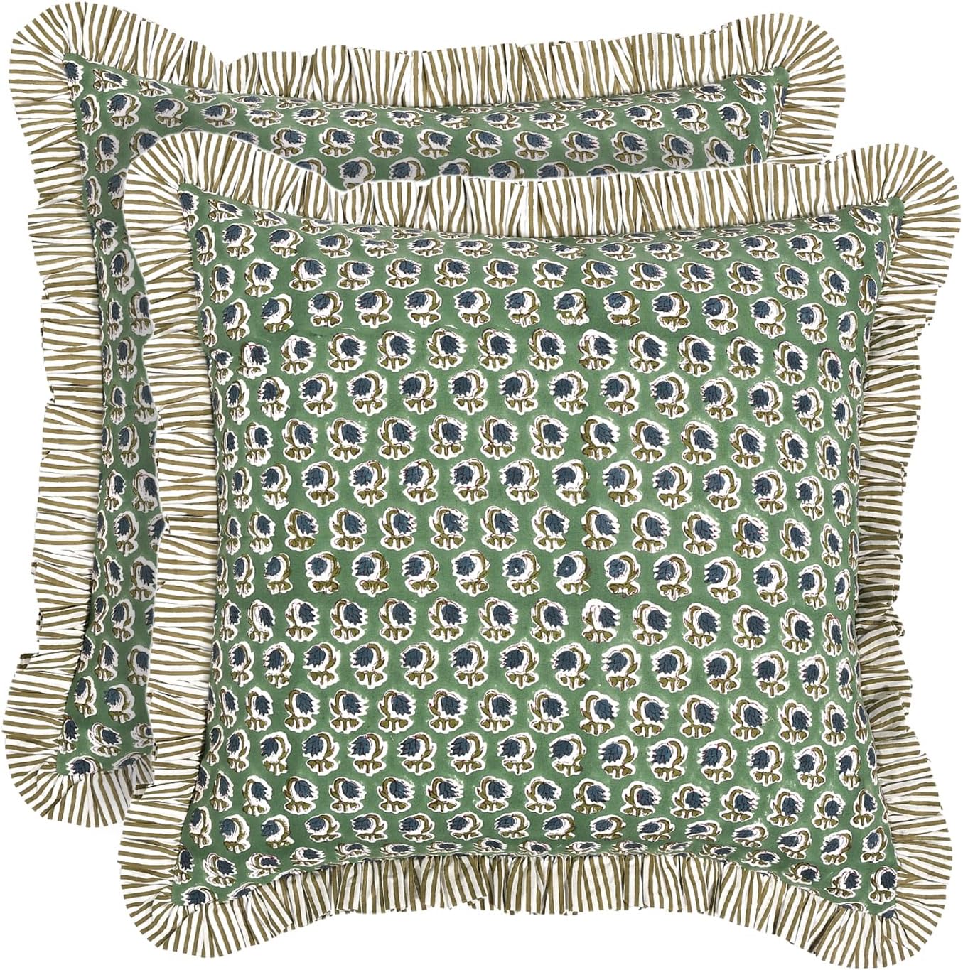 Ridhi Modern Farmhouse Pillow Covers Set of 2 for Home Decor