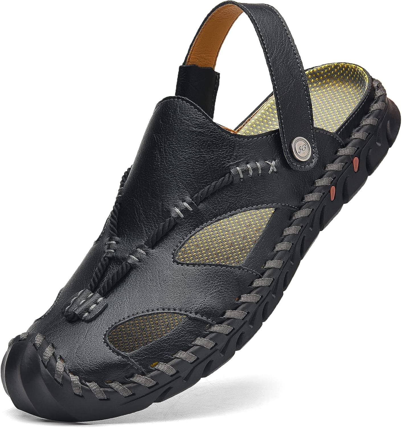 Shaire Men's Closed Toe Sandals for Outdoor Activities