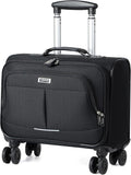Rolling Laptop Bag with Compact Combination Lock - Carry-On Friendly