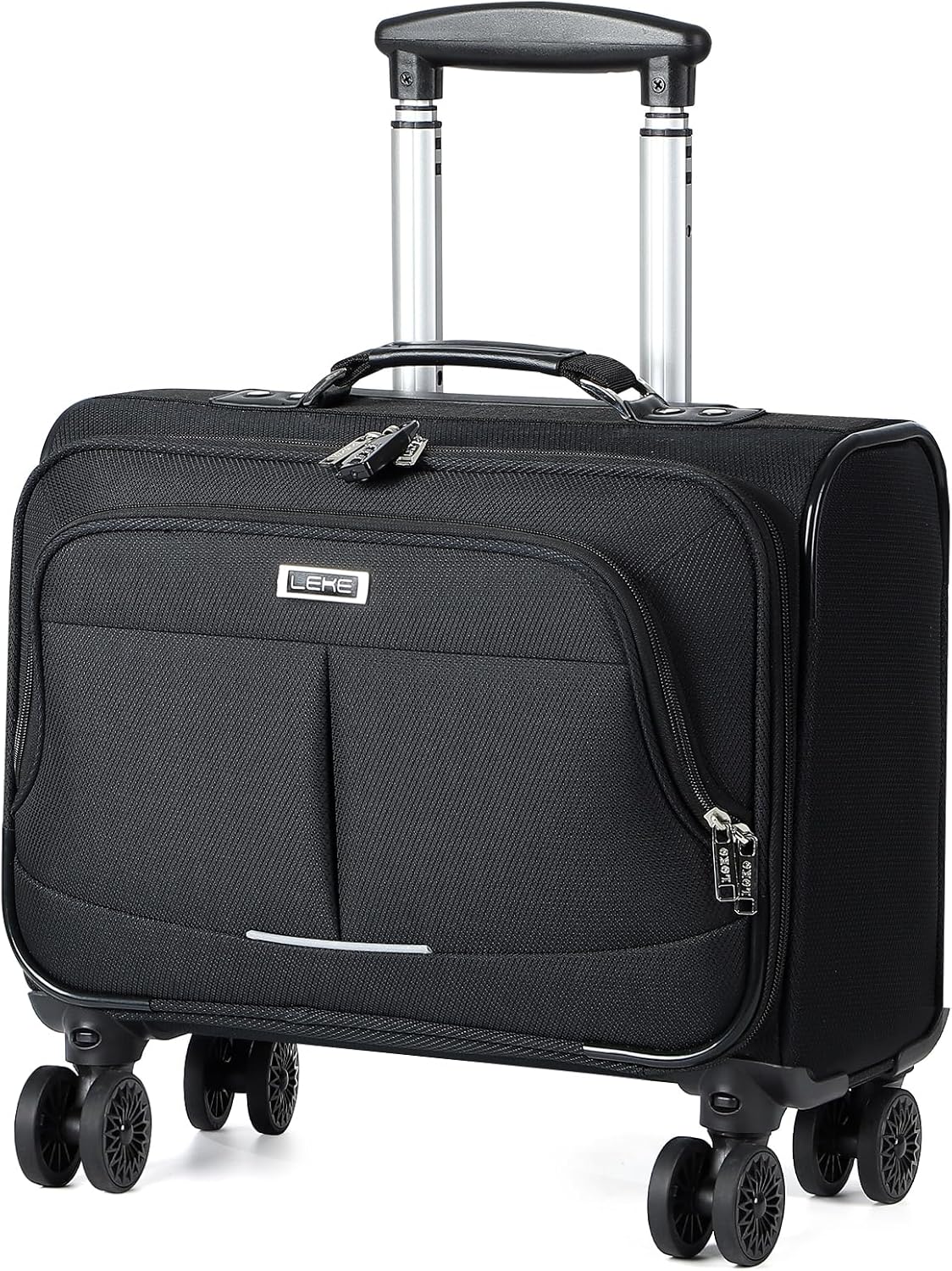 Lekebobor Rolling Laptop Bag with Lock for Travel and Work