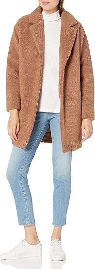 Oversized-Fit Teddy Bear Fleece Jacket for Women - Cozy Style