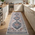 Kitchen Runner Rug Non Slip Washable 2.5x8 - Soft Low Pile Entryway