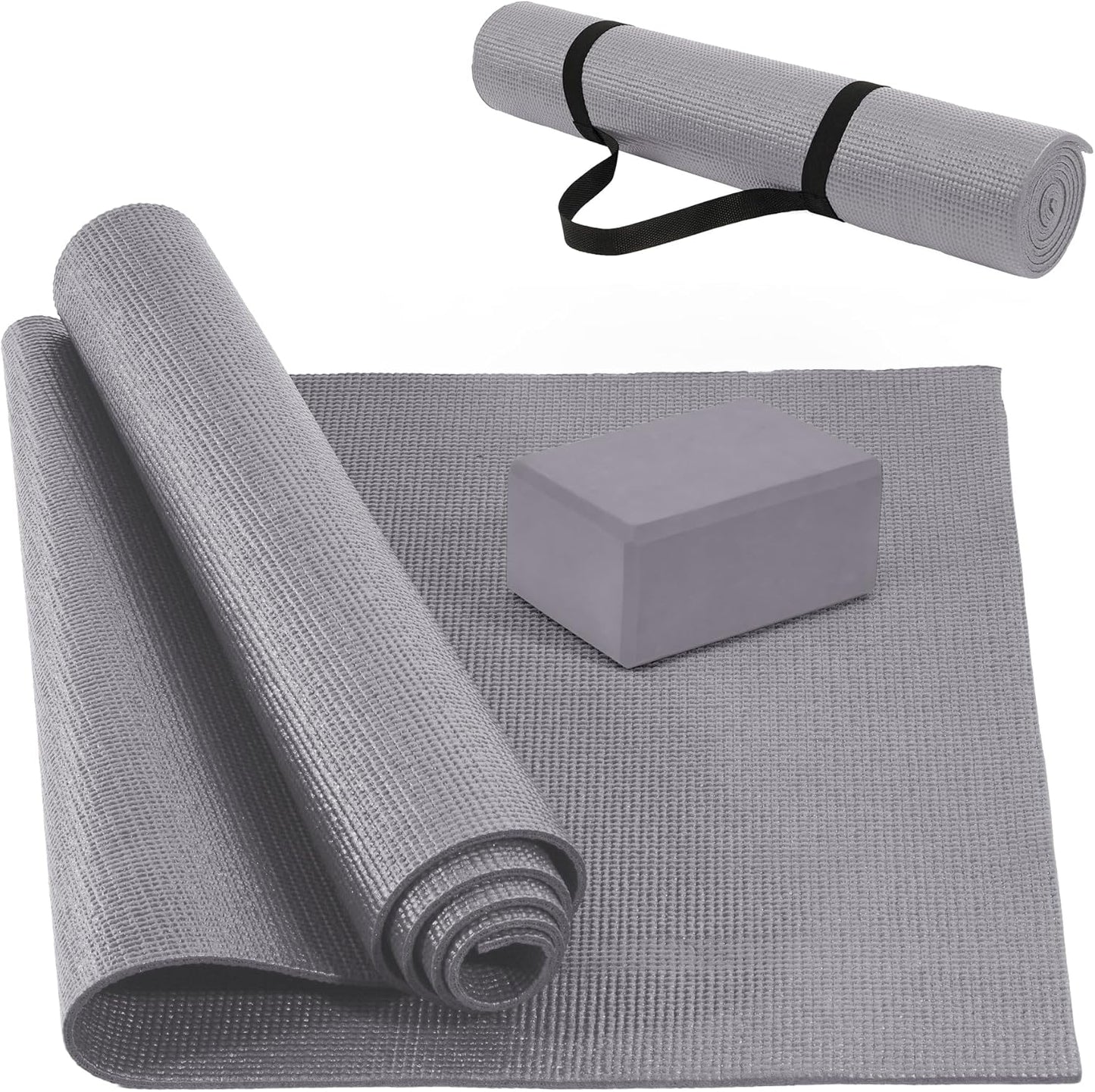 High Density Anti-Tear Yoga Mat Set - Fitvids