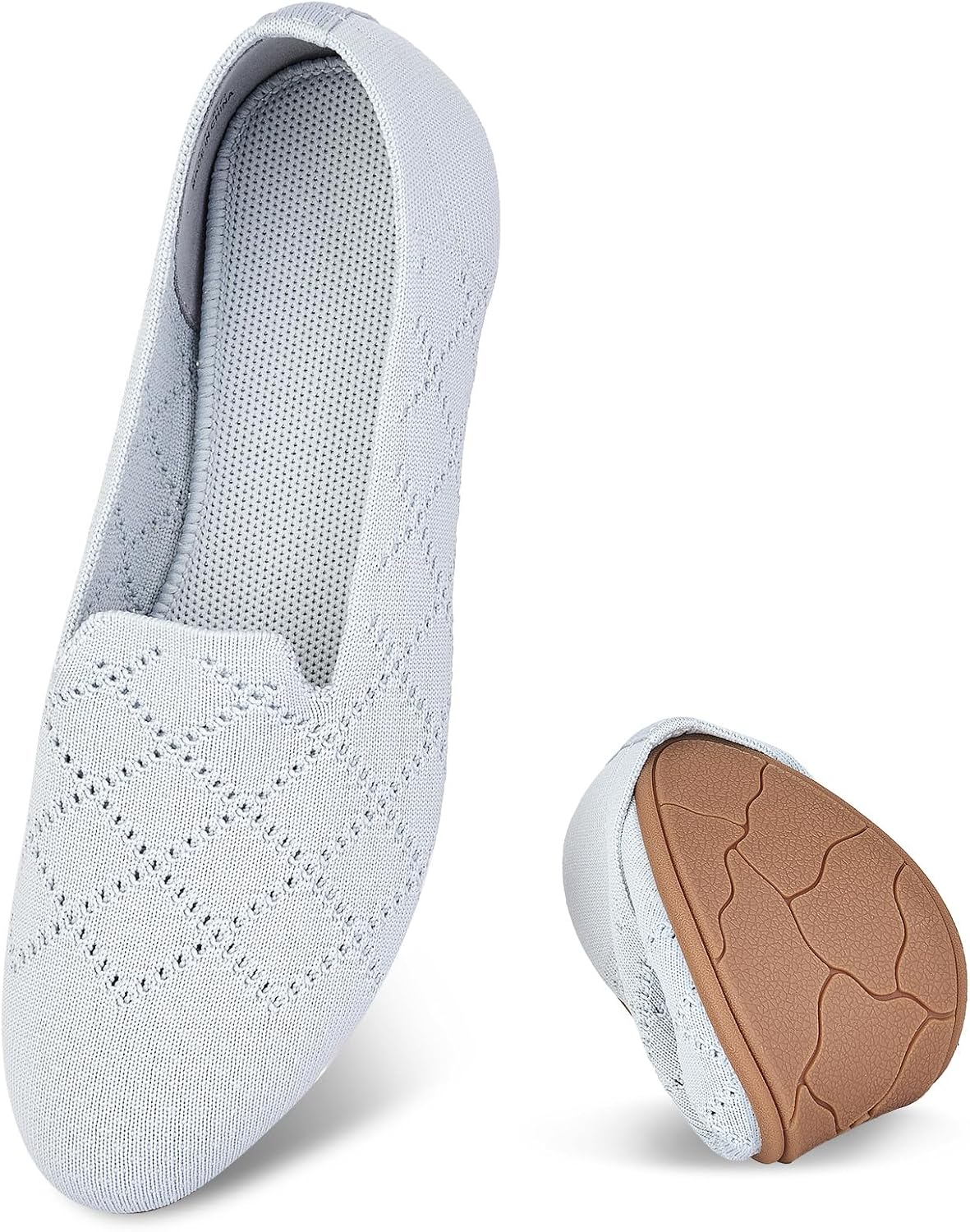 Puxowe Flats for Women: Comfortable Round Toe Ballet Shoes