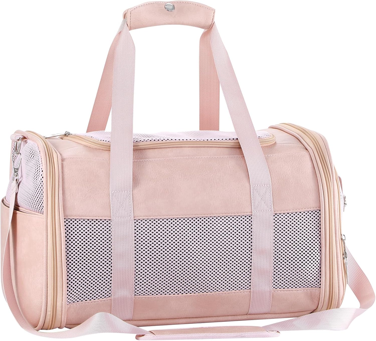 Fashion Leather Dog Carrier for Travel with Stylish Design