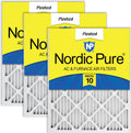Nordic Pure 15x20x1 Pleated MERV 10 Air Filters 3 Pack - Reliable