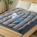 Queen Mattress Pad Waterproof Ergonomic Quilted Fitted Topper - Quiet
