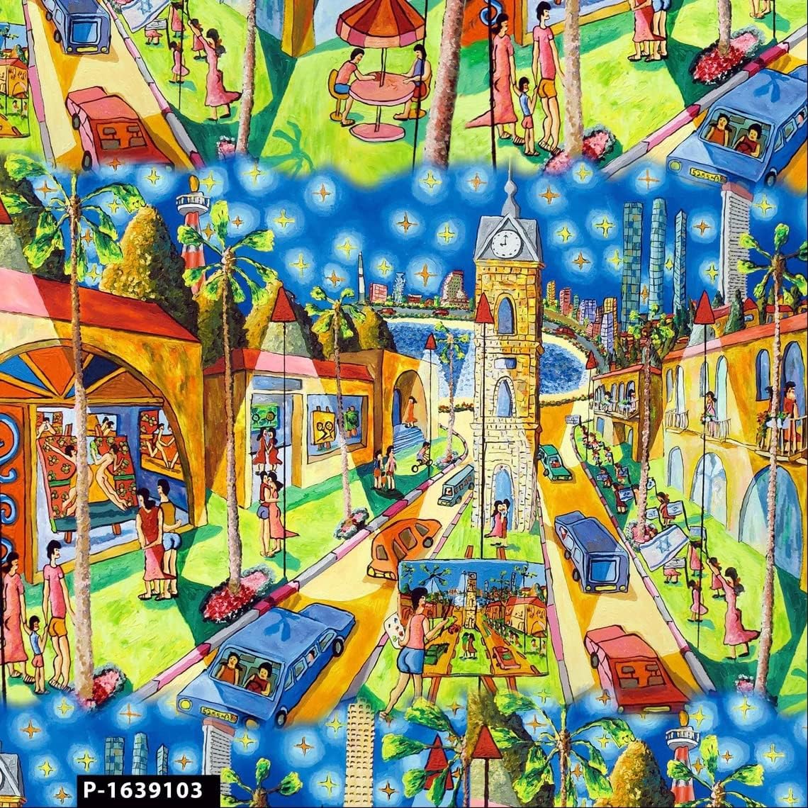 100% Combed Cotton Printed Fabric for Quilts and Crafts