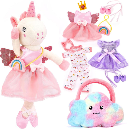 Unicorns Toys for Girls Age 4-6 - Ballerina Doll Set