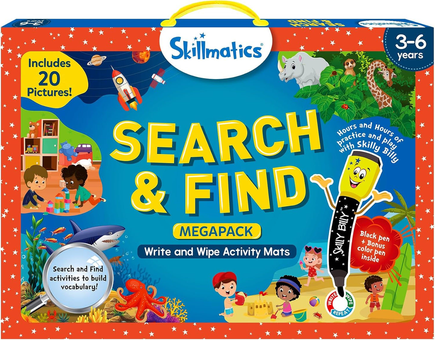 Skillmatics Search and Find Megapack Educational Game for Kids