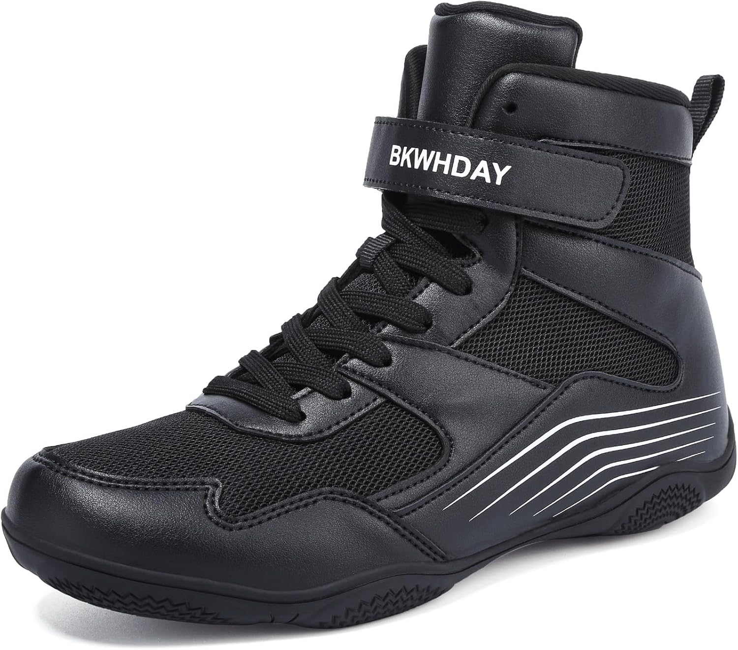 Kids Wrestling Shoes Lightweight Breathable Non Slip for Fitness