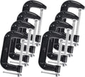 8 Pcs 4 in C Clamp Set Heavy Duty Steel - Stable T-Handle Clamps