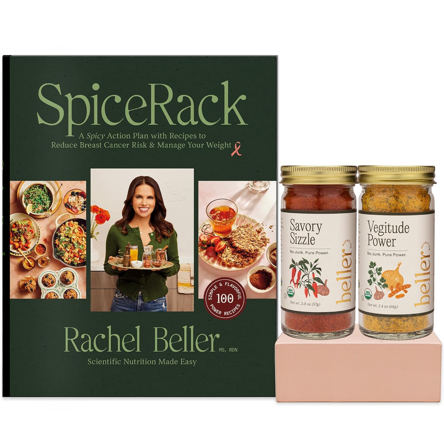 SpiceRack Book Bundle: Nutrition Plan to Reduce Breast Cancer Risk