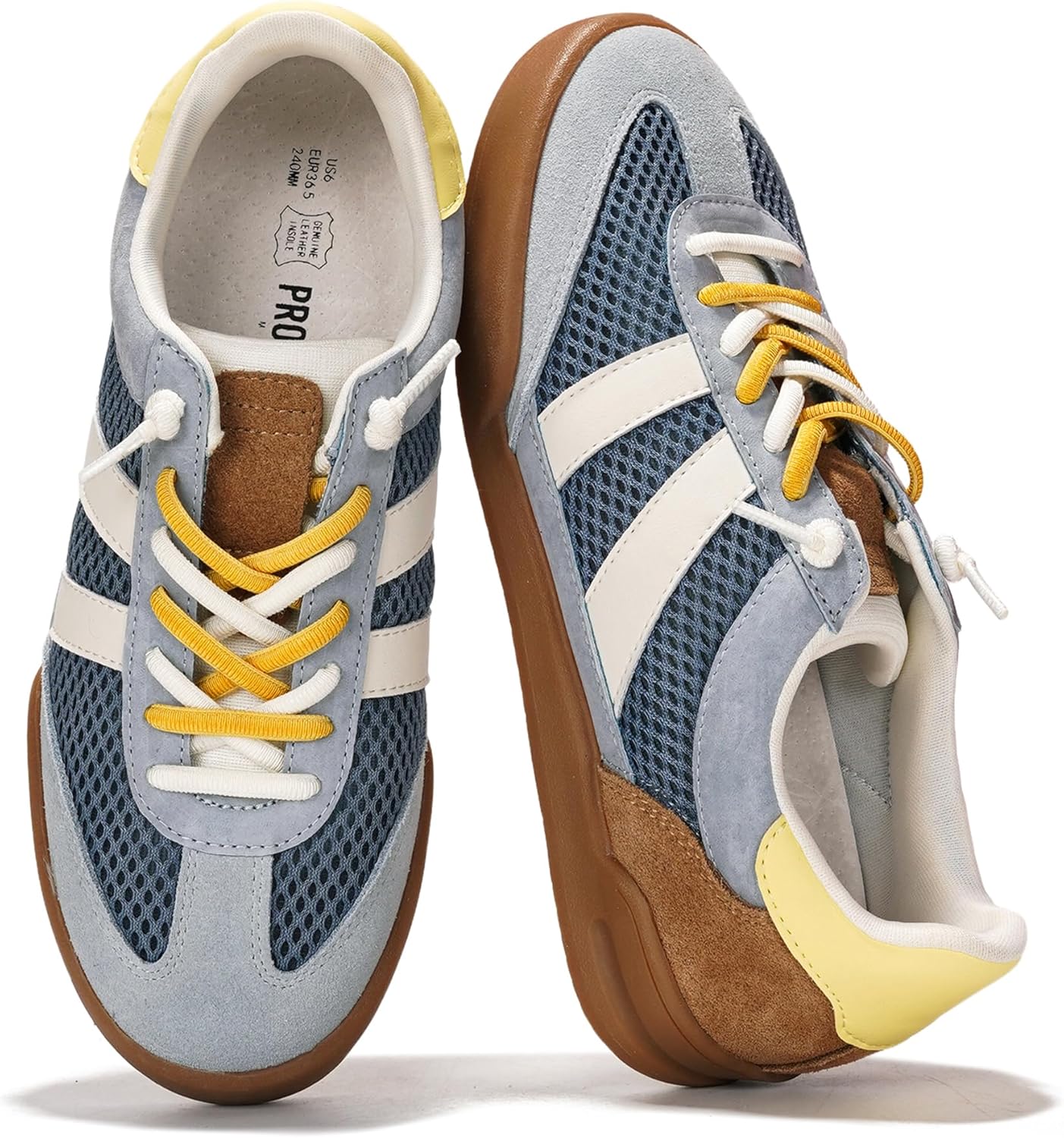 Project Cloud Genuine Leather Casual Sneakers for Women Comfort