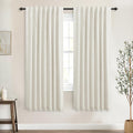 KOUFALL Cream Blackout Curtains for Bedroom and Living Room